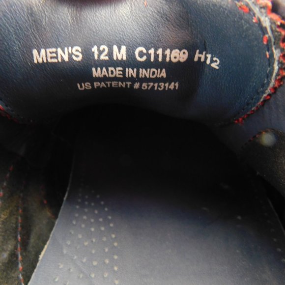 COLE HAAN Nike Air Brown Suede Leather Wingtip Oxfords Shoes 12 - Picture 8 of 8